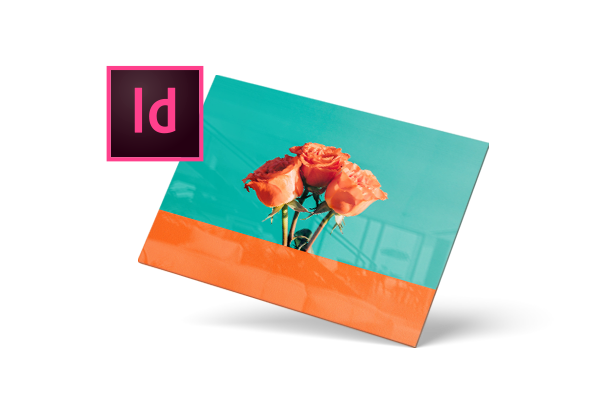 Acrylglasbild mit InDesign-Logo